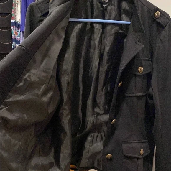 Apt. 9 Black Military Style Jacket - Picture 7 of 7